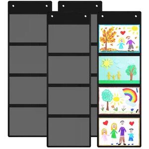 Black Storage Wall Pocket Organizer